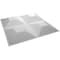 Ekena Millwork Swindon EnduraWall Decorative 3D Wall Panel, White, 11 7/8"W x 11 7/8"H WP12X12SWWH - alternate 2